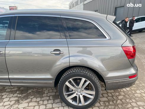 Audi Q7 2015 серый - фото 14