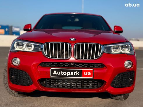 BMW X4 2017 красный - фото 47