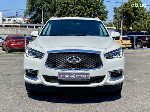 Infiniti QX60 2016 белый - фото 2