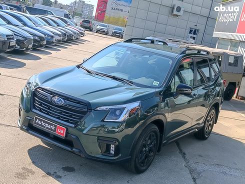 Subaru Forester 2023 зеленый - фото 5