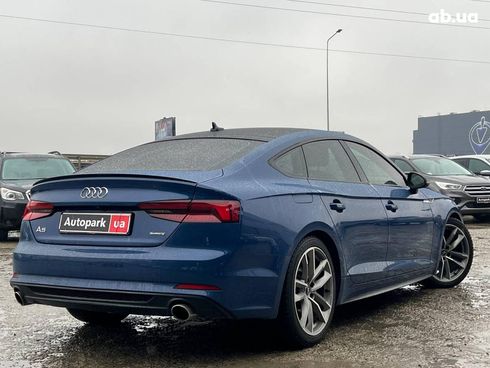 Audi A5 2018 синий - фото 7