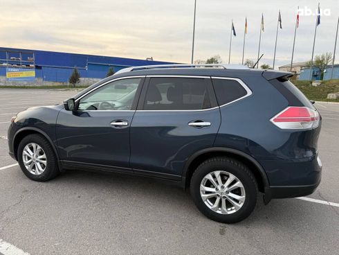 Nissan Rogue 2015 синий - фото 10