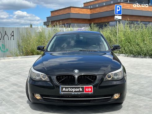 BMW 5 серия 2007 черный - фото 3