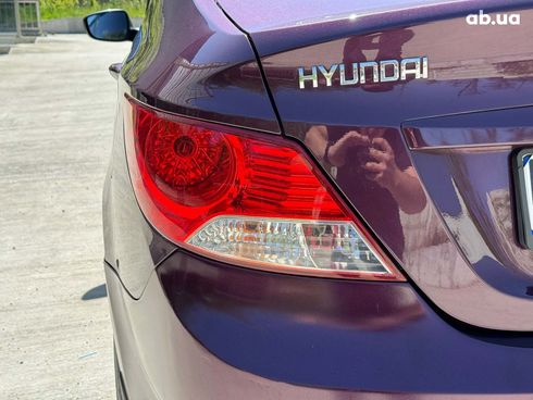 Hyundai Accent 2012 фиолетовый - фото 13
