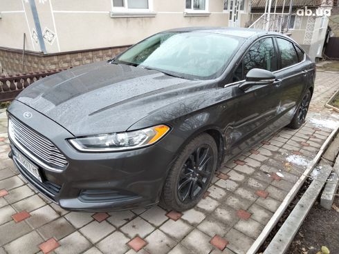 Ford Fusion 2015 серый - фото 2