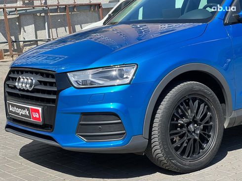 Audi Q3 2017 синий - фото 2