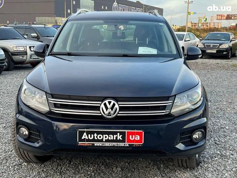 Volkswagen Tiguan 2013 синий - фото 2
