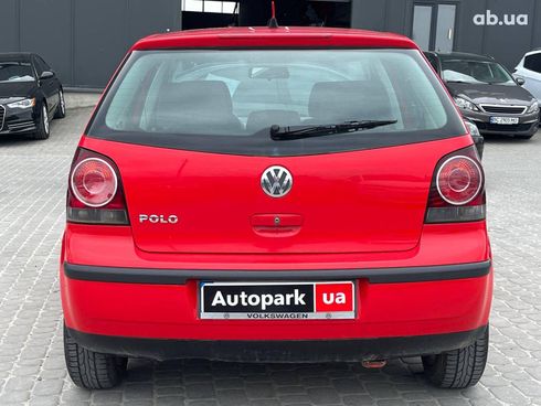 Volkswagen Polo 2008 красный - фото 8