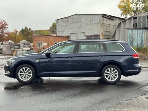 Volkswagen passat b8 2015 синий - фото 7