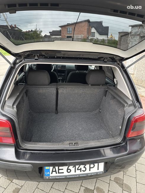 Volkswagen Golf 2001 черный - фото 11
