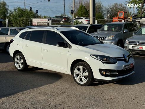 Renault Megane 2014 белый - фото 3