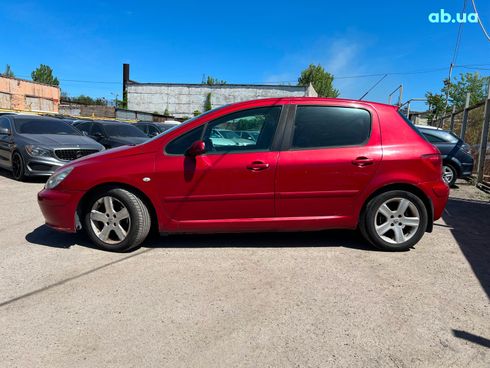 Peugeot 307 2004 красный - фото 2