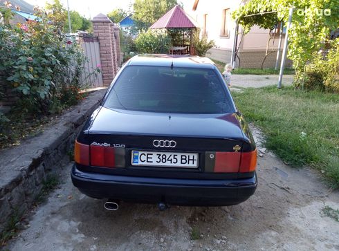 Audi 100 1993 синий - фото 9