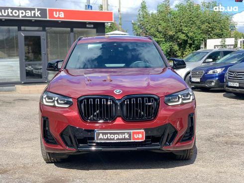BMW X3 2022 красный - фото 2