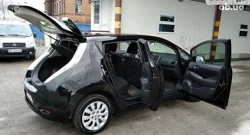 Nissan Leaf 2015 черный - фото 3