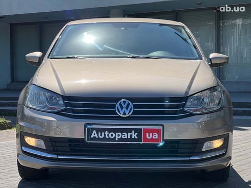 Volkswagen Polo 2019 бежевый - фото 2