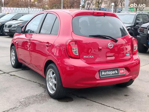 Nissan Micra 2014 красный - фото 11