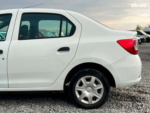 Renault Logan 2016 белый - фото 5