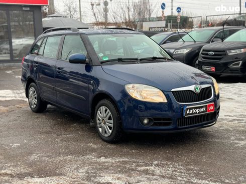 Skoda Fabia 2009 синий - фото 3
