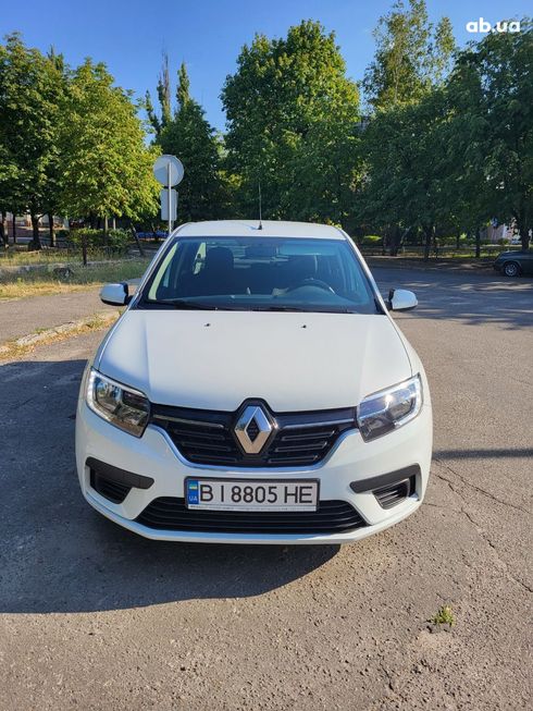 Renault Logan 2021 белый - фото 8