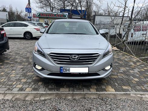 Hyundai Sonata 2016 серебристый - фото 18