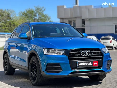 Audi Q3 2017 синий - фото 4