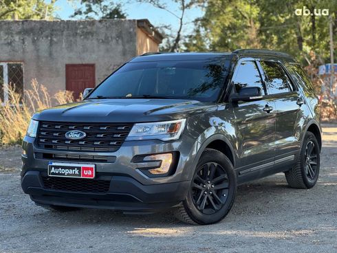Ford Explorer 2017 серый - фото 3