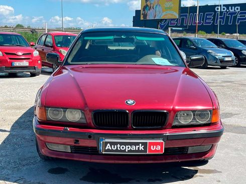 BMW 7 серия 1994 красный - фото 16