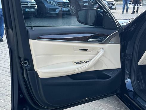 BMW 5 серия 2018 синий - фото 42