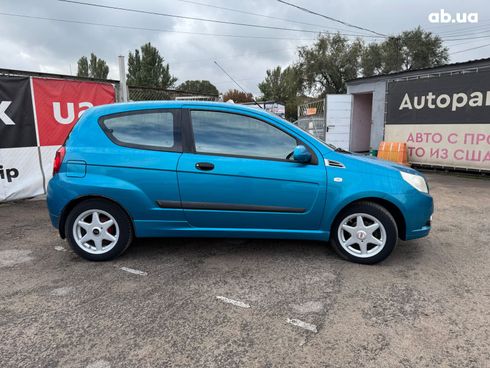 Chevrolet Aveo 2008 синий - фото 6