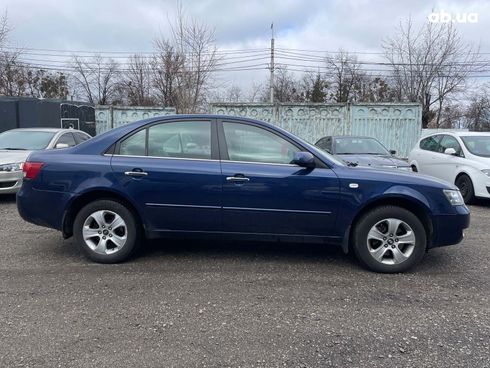 Hyundai Sonata 2008 синий - фото 6