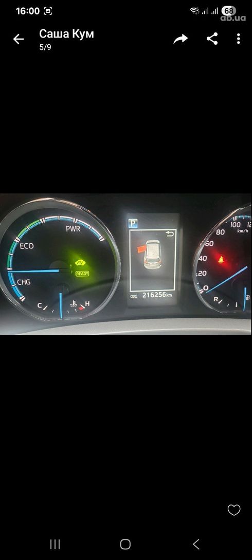 Toyota RAV4 Hybrid 2018 синий - фото 2