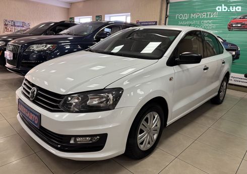 Volkswagen Polo 2017 белый - фото 4