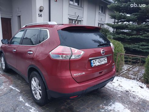 Nissan Rogue 2014 красный - фото 13