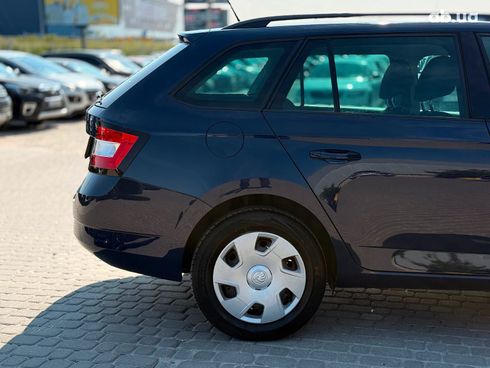 Skoda Fabia 2015 синий - фото 7