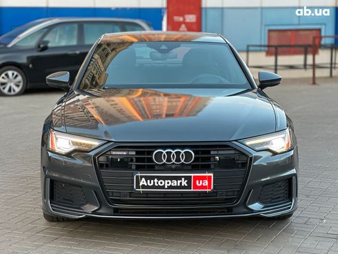 Audi A6 2019 серый - фото 2
