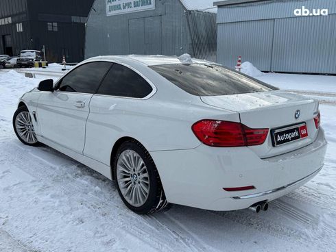 BMW 4 серия 2013 белый - фото 9