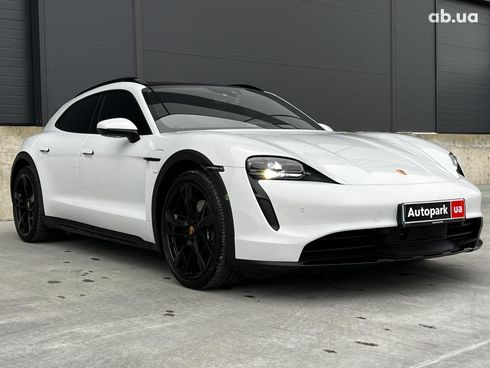 Porsche Taycan 2021 белый - фото 3