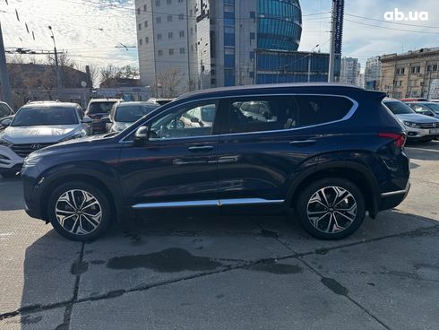 Hyundai Santa Fe 2019 синий - фото 8