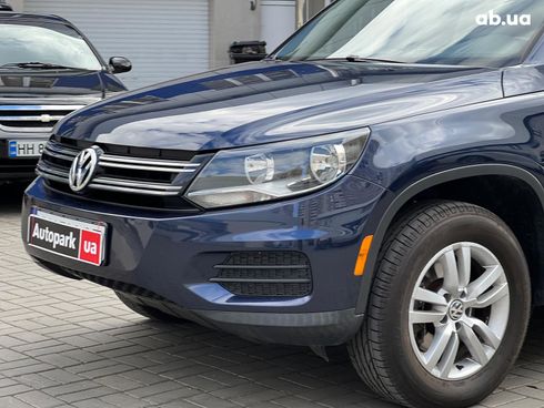 Volkswagen Tiguan 2016 синий - фото 2
