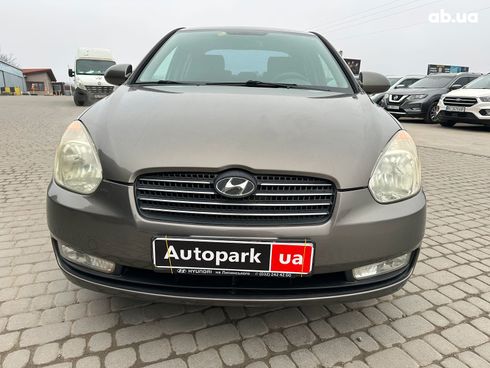 Hyundai Accent 2008 бежевый - фото 2
