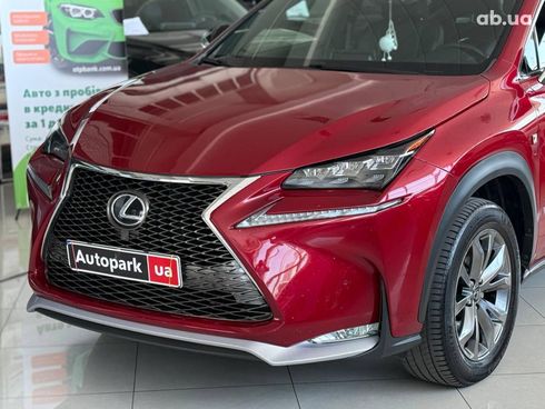 Lexus NX 2016 красный - фото 4
