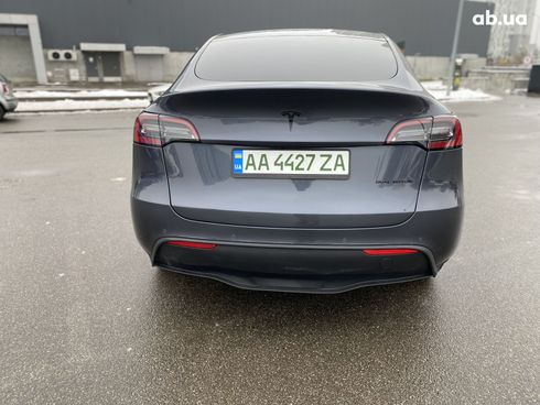 Tesla Model Y 2022 серый - фото 2