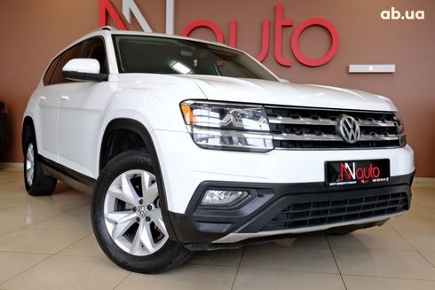 Volkswagen Atlas 2020 белый - фото 2