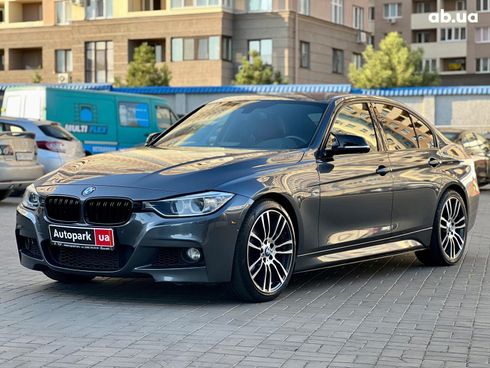 BMW 3 серия 2015 серый - фото 1