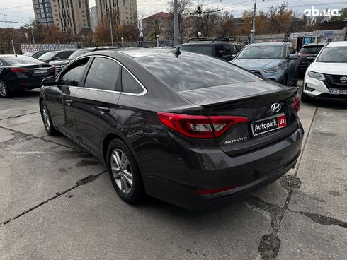 Hyundai Sonata 2017 коричневый - фото 3