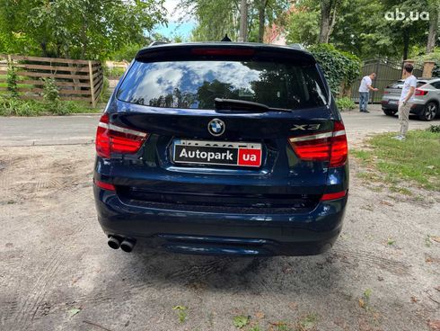 BMW X3 2016 синий - фото 16