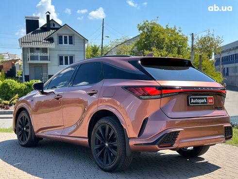 Lexus RX 2023 оранжевый - фото 7
