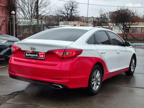 Hyundai Sonata 2016 белый - фото 6