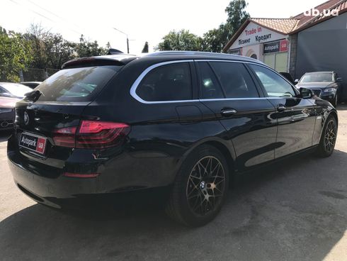 BMW 5 серия 2015 черный - фото 16